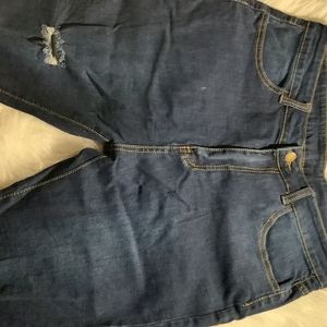 Denim Ripped Skinny Jeans